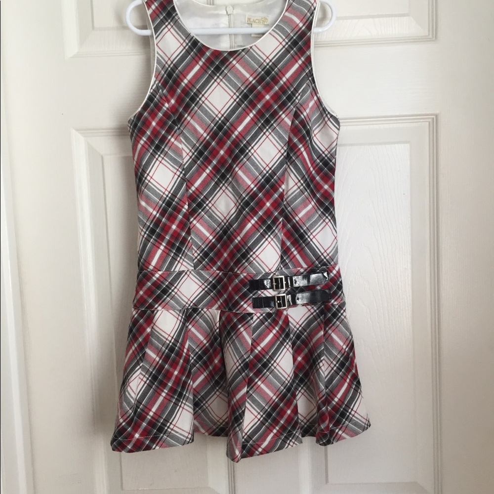 Girls plaid jumper